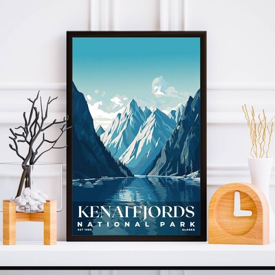 Kenai Fjords National Park Poster, Travel Art, Office Poster, Home Decor | S3 - image5
